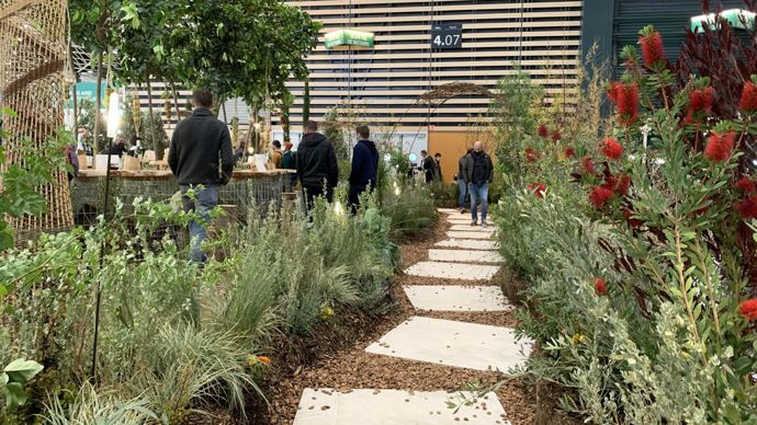 11-Dans le jardin « À table » d’Hélène Pépin. ©F.Arnould